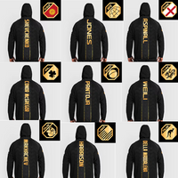 2025 UFC Fighting Night Men's Sweatshirt Sports Fitness Zipper Sweatshirt Quick drying Boxing Training Clothes Daily Dressing