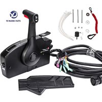 881170A13 Side Mount (Power Trim) with 14Pin 16.5FT Wire Harness for Mercury Outboard Remote Control Box Boat Part