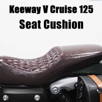 Motorcycle Fit Keeway V Cruise 125 Flat Seat Cushion Assembly Double Seat Cushion For Keeway V Cruise 125 Vcruise125