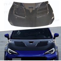 Real Carbon Fiber VRS Style Engine Hood for Toyota GT86 ZN6 BRZ ZD6 2012-2019 Car Front Hood Bonnet Engine Cover Bodykit
