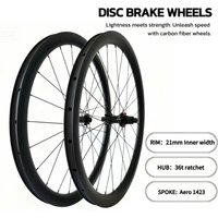 AliExpress NONE 700C Gravel Carbon Wheelset Center Lock Disc Brake 28mm Width 50mm Depth 36T Ratchet Hub UD Matte for Cyclocross Road Bike