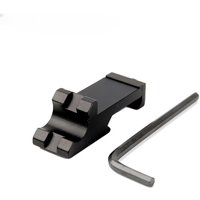 Outdoor 45 Degree Angle Inclined 20mm Rail Mount Flashlight Laser Scope Bracket for Hunting