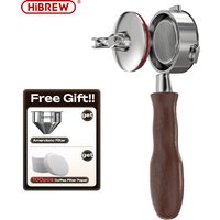 HiBREW 2 in 1 58MM 3 Ears Coffee Bottomless Portafilter For H7A H10A H10 Plus Espresso Machine Barista Tool Filter Papers