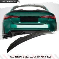 Dry Carbon Fiber Car Rear Trunk Spoiler Wing Lip for BMW 4 Series G22 G82 Coupe 440i 430i 2021-2023 Car Rear Boot Lip Spoiler image 3