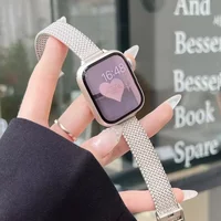 Milanese Metal Band for Apple Watch 11 10 8 7 6 SE 5 4 3 38mm 40 41 45 49MM Ultra Stainless Steel Strap for iwatch 46mm 42 44mm