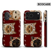 Whimsical Cats in Bonnets IPhone17 Must-Haves Phone Case for IPhone 17 16 15 14 13 12 11 Pro Max Plus Double-layer Back Cover
