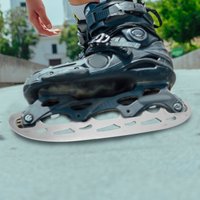 1Pair Ice Hockey Blades Stainless Steel Durable Replaceable Skating Blades Practical Skating Shoe Parts for Hockey Skate Shoes
