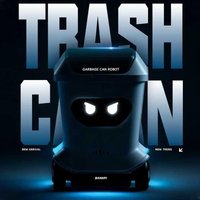 Mini Remote Control Trash Can Desktop Creative Toy, Fully Proportional Control Remote Control Car Ornament Boys Holiday Gift