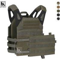 KRYDEX Tactical 500D JPC2.0 Vest Jumpable Body Armor Plate Carrier With Detachable Front Molle Panel For Airsoft Hunting Outdoor