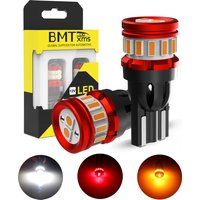 BMTxms 2pcs T10 W5W LED Canbus Light Bulb 158 161 168 194 Dome Map Reading Parking Interior Lights Clearance License Tail Lamp