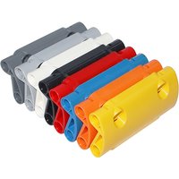 4PCS MOC Parts 24119 Panel Curved 7x3 with 2 Pin Holes through Panel Surface Mechanical Building Blocks Car Technical Bricks