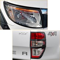 Car Accessories headlight tail lights cover for Ford Ranger T6 2012 2013 2014 Wildtrak XL XLS XLT LIMITED Car Styling