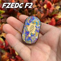 FZEDC F2 Push Slider Rotates Left And Right 360° Stress Relief Toy Fidget Slider Various Materials For Adults