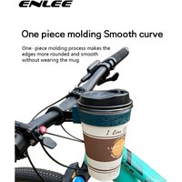 ENLEE Bicycle Coffee Cup Holder Universal Mountain Bike Water Bottle Holder Mount Cycling Electric Scooter Bracket Accessories