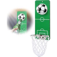 LMETJMA Magnetic Soccer Bottle Opener Cool Bottle Opener Wall Mounted Beer Bottle Opener With Cap Catcher Collector JT83