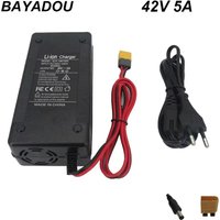 42V 5A Li-ion Battery Charger XT60 DC 42V5A 36V 10S Lithium 20AH 30AH 40AH Charger 36V5A With Fan