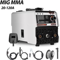 Spawarka 2 w 1 MIG MMA IGBT DC Inverter z automatycznym podawaniem drutu, spawanie kontaktowe, spawarka łukowa bezgazowa i z osłoną gazową.