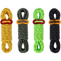 5mm Guy Lines Reflective Ultralight Tent Cords with Aluminum Adjuster Tensioner Outdoor Camping Guylines Ropes for Tent Tarp