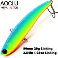 AOCLU Wobbler Super Quality Sinking VIB Vibration 90mm 29g Hard Bait Fishing Lure Bass Fresh Salt Water VMC Hooks