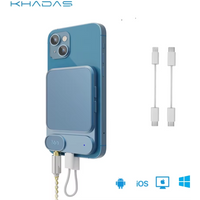 Khadas Tea Portable USB DAC, Magnetic Bluetooth Headphone Amplifier, 8H Play, ES9281AC Pro, APP Support, PCM 384KHz, DSD 256