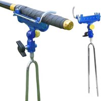 1Pc 360 Degrees Adjustable Stainless Steel Fishing Rods Holder Bracket Fish Bracket Fishing Rack Tool Accessory Support
