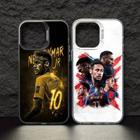 Football 10 For N-NeYmAr Phone Case Color Silver Shell For IPhone 17 16 15 14 13 12 11 Pro Max Plus