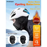 AliExpress PHMAX Winter Men's Motorcycle Balaclava Cycling Fleece Warm Windproof Hat Motorcycle Helmet Liner Cap Outdoor Hiking Ski Cap