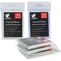 100pcs Trading Card Sleeves Soft Clear Perfect for Double-sleeving and Compatible with Pokemon Mtg Cards Sport Cards