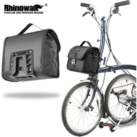 Rhinowalk Bike Handlebar Bag 4L-7L Waterproof Cycling Insulated Shoulder Bag Mini Velo Front Bag for Brompton Folding Bike