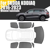 Custom Magnetic Car Window Sunshade For Skoda Kodiaq 2016-2023 Curtain Mesh Front Windshield Frame Curtain