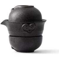 Chinese Kung Fu Tea Set 1teapot 2teacups Travel Coffee Teapot and Tea Cup Set Gaiwan Ceramic and Pottery Teeware Teware Teacups