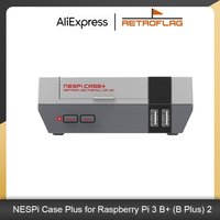 Retroflag NESPi Case Plus Functional Power Button with Safe Shutdown for RetroPie Raspberry Pi 3/2 Model B & Raspberry Pi 3B+
