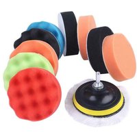 3 Inch Sponge Polisher Waxing Pads Buffing Cleaning Set for Polish Buffer Drill Wheel Car Polishing Removes Scratches Kit
