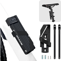 AliExpress riderace Bike Foldable Lock MTB Road High Security Anti-Theft Cycling Lock Portable For Scooter Electric E-Bike Bicycle Accessories