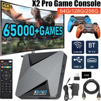 New Upgrade X2 Pro Video Game Console with 80000+ Games Retro Game Box with 2 Gamepads 2.4G/5G 60+ Game Emulator for Android 9.0
