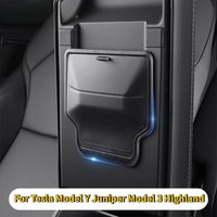For Tesla Model Y Juniper 2025 Car Armrest Box Hidden Storage Box For Model 3 Highland 2024-2025 Center Console Storage Case