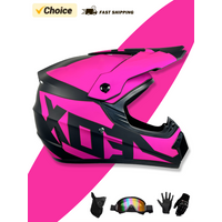 AliExpress Youth Motorcycle Helmet Children Off Road Capacete Dirt Bike Downhill ATV DH Go-kart Cross DOT Approval Mountain Bike For Kids