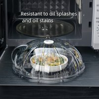 Heat-Resistant Microwave Cover, Splatter Guard for Oven Stove, Dishwasher Safe Easy Clean Kitchen Essential