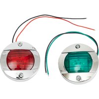 2X Red Green Navigation Boat Light LED 12V Yacht Stern Signal Lamp Marine Lights Waterproof IP68 Universal Boat Light