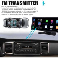 4K 10.26In Touch Screen Driving Recorder with Wifi & Carplay Portable Car Monitor 1080P Auto Dual Dash Cam for Parking Safety