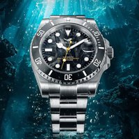 BORIAGE 40mm Water Ghost Diver Watch Men Sapphire Luxury Business Watches Waterproof 100m NH35 Automatic Mechanical Watch