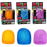 Needoh Gumdrop Sensory Toy Multicolor Maltose Slow Rising Fidget Ball Relief Stress Squeeze Anti-Anxiety Autism ADHD Focus Toy