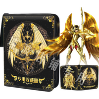 900 Saint Seiya Game Card Album Zipper Binder Card Holder Animation Peripherals Children's Trendy Toys Luxurious Birthday Gifts