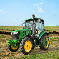 4X4 Wheel 4WD 80hp ompact Small Mini Farm Garden Tractor with Cabin
