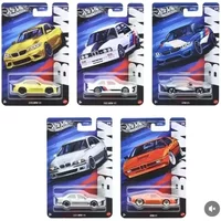 Hot Wheels BMW 1:64 Diecast Silver Series M1 M2 M3 M4 M5 Model Car Boys Toy Vehicle Birthday Gift GRT01