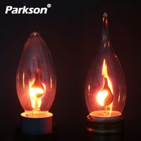 4PCS LED E14 E27 Edison bulb Candle Light Bulb Flame Effect Bulb 3W AC220V Decor Lighting Ampoule Candle Bulb Bedside Lamp