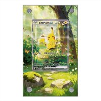 Art Display For Pokemon Cards PTCG Qikatchu ex Anime Game Collection Expand Gifts Keychain Self Made Acrylic Protective Case Toy