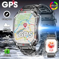 2025 New GPS SmartWatch Men Built-in ChatGPT AI Assistant Compass Altimeter Barometer Outdoor 3ATM Waterproof Sport Smartwatches