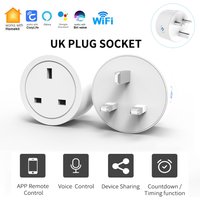Smart socket UK plug 20A HomeKit plug Voice control via Cozylife mobile app Remote timing switch