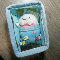 10cm San-X Sumikkogurashi Protect Case ItaBag Anime Cotton Doll Shoulder Pain Bag PVC Storage Bag Doll Walk Dustproof Bag Gift